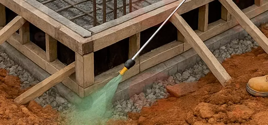 Foundation Slab Termite Treatment in Montclair